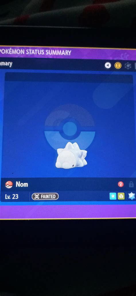 My second death of my nuzlocke was to a stupid tadbulb RIP Nom the Snom ...