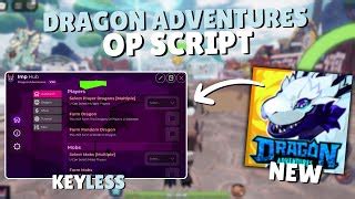 Dragon Adventures Script GUI 的图像结果