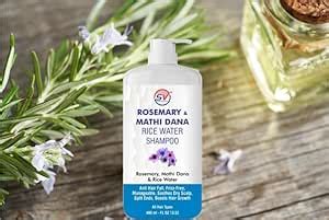 Buy Rosemary Shampoo For Hair Growth, Anti Hair Fall, Stronger, Shiny ...