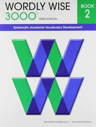 Wordly Wise 3000 Book 2 : Hodkinson, Kenneth, Adams, Sandra: Amazon.in ...