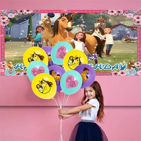 Buy ALIDEAL Spirit Riding Free Party Supplies Plates Decorations ...