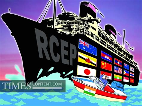 RCEP Times of India Cartoon Post-RCEP, Where Does India...