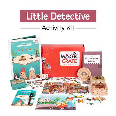 Buy Magic Crate Activity Kit for 6+ Year-olds: Little Detective ...
