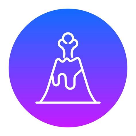 Volcano vector icons | Premium Vector