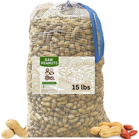Amazon.com : THE AMISH ECO-FARM | Fancy Size | Bulk Raw Peanuts in Shell, Virginia Grown ...