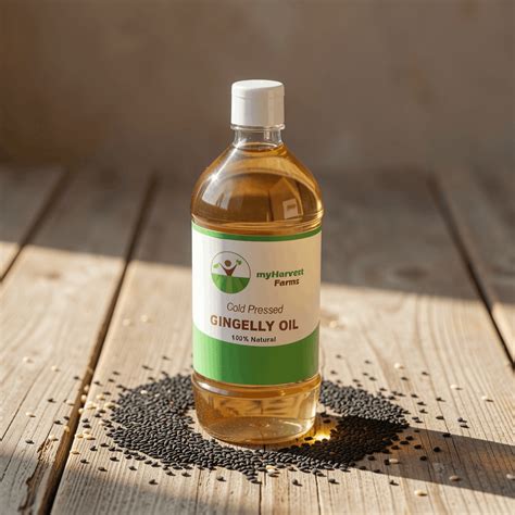 Gingelly Oil - Cold Pressed – myHarvest Farms
