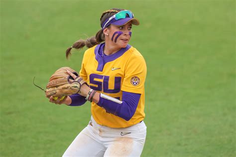 Fulfilling a role: LSU's Ali Newland puts catcher's gear back on ...