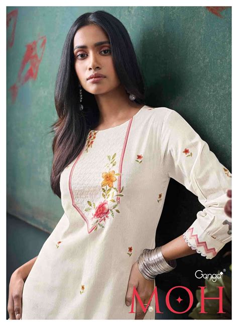 Ganga Fashion Moh Cotton Salwar Suit Set Wholesale - Amrah Wholesale