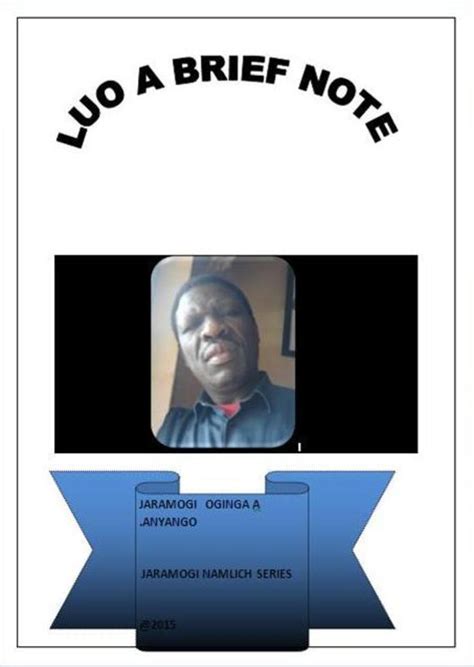 Luo A Brief Note eBook : Oginga, Ayub: Amazon.in: Kindle Store