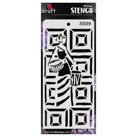 iCraft Layering Stencils - 4 x 8" - 8589| Art Lounge