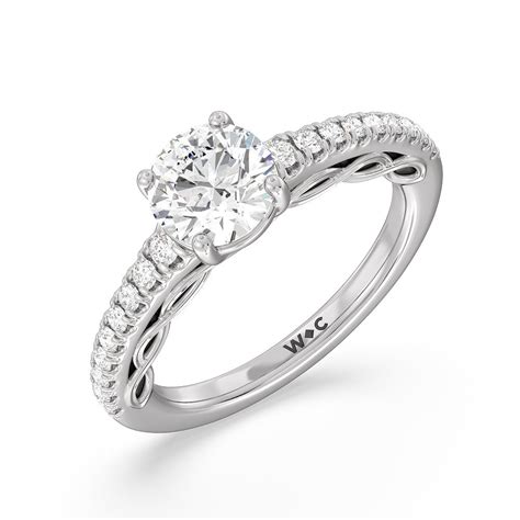 Galleria Braided Peekaboo Engagement Ring – WithClarity India
