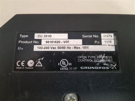 Grundfos Cu 351O Controller Panel 96161620-v05 – Aeliya Marine Tech