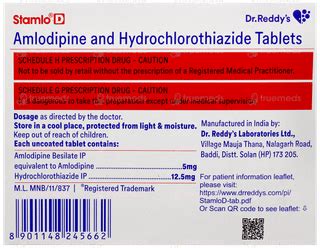 Stamlo D 5/12.5 MG 15 | Order Stamlo D 5/12.5 MG Tablet 15 Online at ...