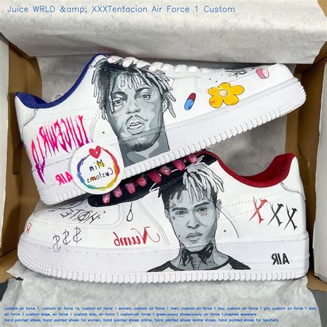 Juice Wrld Amp Xxxtentacion Air Force 1 Custom BEST SELLING, Limited Edition, Perfect Gift Order ...