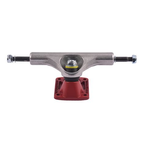OGRE SKATEBOARD TRUCKS- PLUTO SERIES- RAW/RED – Skate Supply India