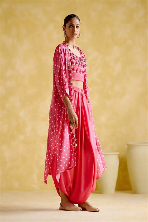 Malini Pink Bandhini
