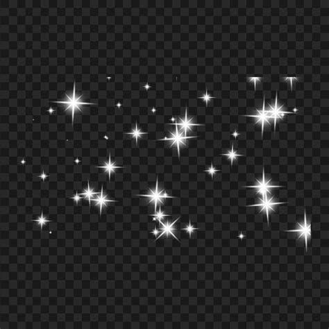 White Shining Stars HD Transparent Background | Citypng