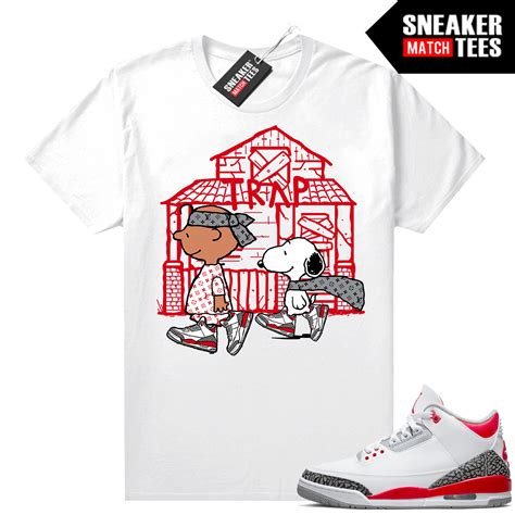 Jordan shirt match Fire red 3s | Fire Red Sneaker tees