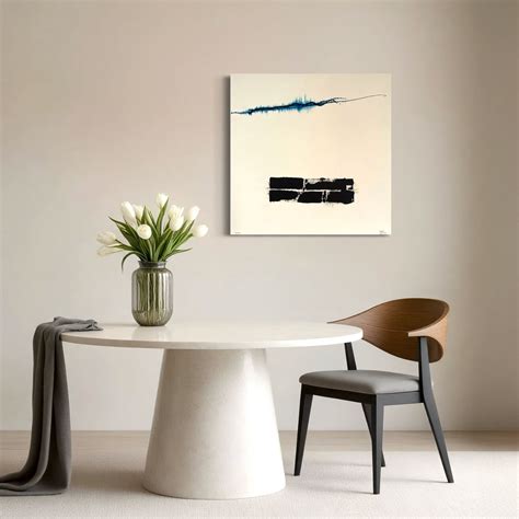 Slowing Fields II. Abstract painting, SLOWING FIELDS series, 80 x 80 x ...