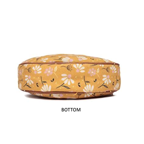 Buy ASTRID Yellow Printed Round Sling Bag For Women And Girls at Amazon.in
