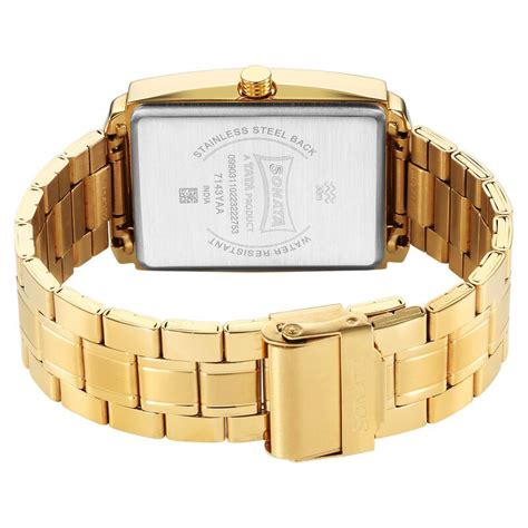 Buy Online Sonata Utsav Brown Dial Watch for Men - ns7143ym02 | Titan