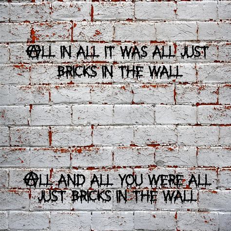 Brick Wall Waterfall Lyrics