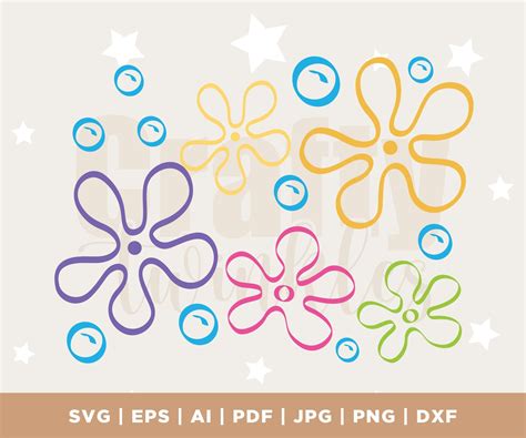 Spongebob Flowers In The Sky