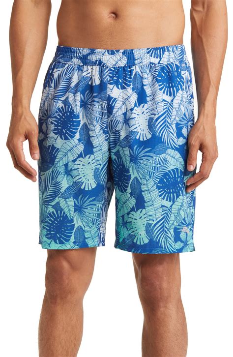 Tommy Bahama Monterey Coast Ombré Palms Swim Trunks - Air Blue ...