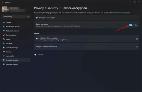 Where Is Device Encryption Windows 11 的图像结果