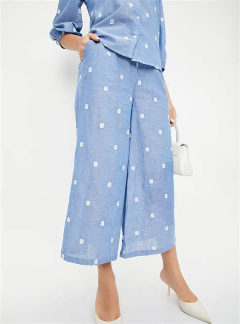 Buy Kalki x Max Women Embroidered Wide Leg Trousers Online at just Rs ...