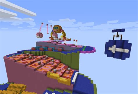 Image result for Fall Guys Minecraft Map