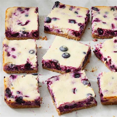 Blueberry Cream Cheese Lemon Bars Blueberry Lemon Bars Recipe A