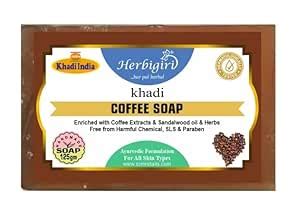 Buy HERBIGIRI KHADI Natural Soap Combo- Coffee Handmade Soap Enriched ...