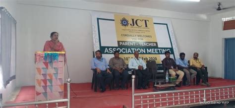Parent Teacher Association Meeting – JCT Polytechnic