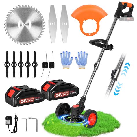 Weed Wacker Cordless Weed Eater, 12V Edger Lawn Tool Adjustable Height ...