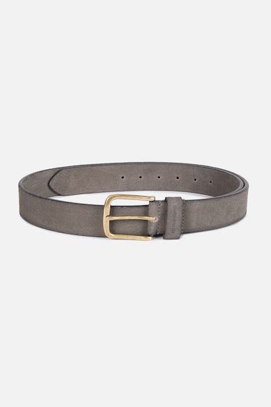 Buy Men Grey Textured Leather Belt Online - 39852563 | Peter England
