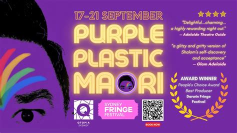 Shalom Kaa: Purple Plastic Maori [Sydney Fringe Festival], Qtopia ...