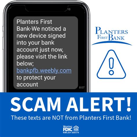 Scam Alert: Text Message | Planters First Bank
