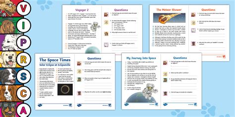 UKS2 60-Second Reads: Space Activity Pack