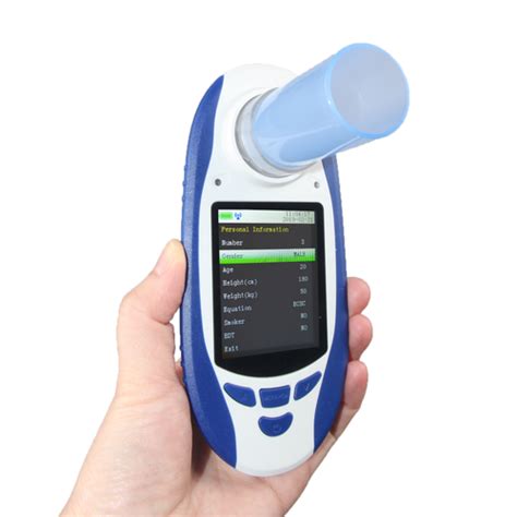 Digital Spirometer with Bluetooth for Lung Breathing India | Ubuy