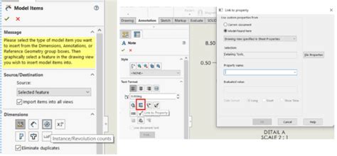 Smart Notes in SolidWorks Drafting 的图像结果
