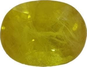 VISVESA Pukhraj, Guru, Ratti 9.52/Carats 8.66, Lab Certified Good ...