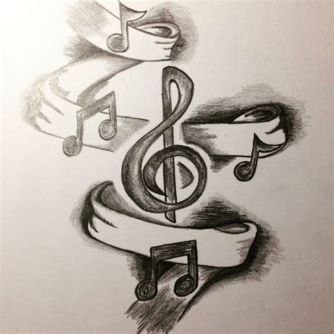 Music Notes Drawing