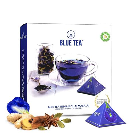 BLUE TEA - Indian Chai Masala, Butterfly Pea Flower and Traditional ...