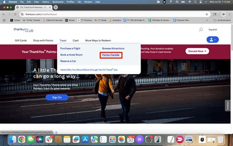 Your Guide to Citi Transfer Partners & Thank You Points