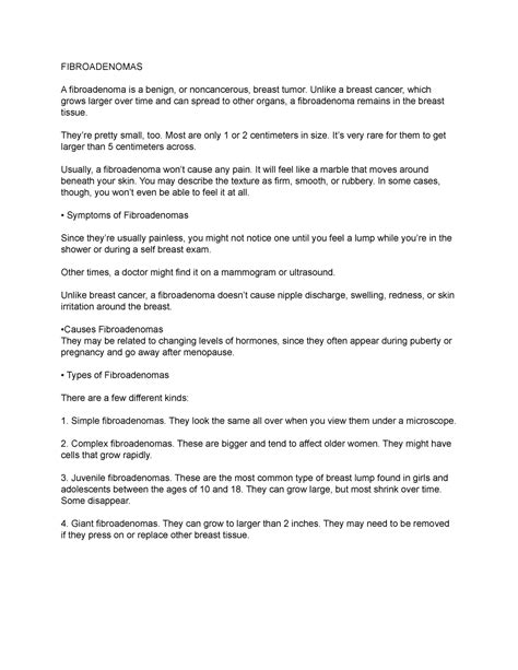 Google Keep Document - Fibroadenoma.Gynaecological disorder ...