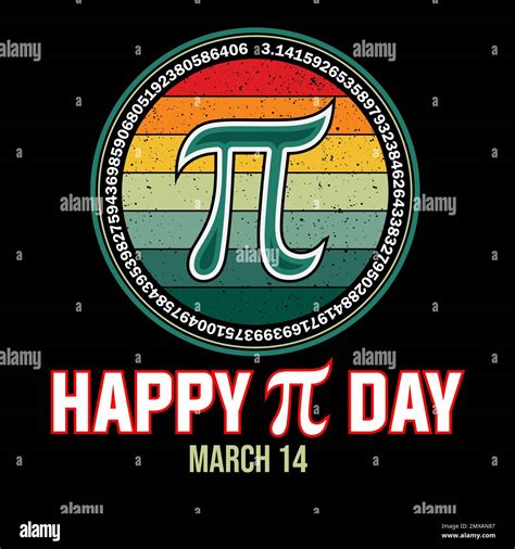Happy international pi day template design vector Stock Photo - Alamy