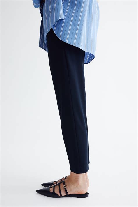 - Slacks - Navy blue - Ladies | H&M US