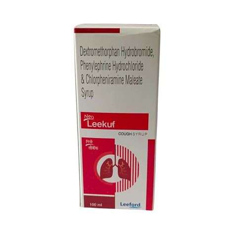 Neo Leekuf Bottle Of 100ml Syrup: Uses, Side Effects, Price & Dosage ...