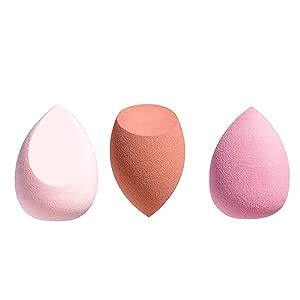 FAMEZA 3 PCS Makeup Sponge 3pcs Makeup Sponges for Foundation Blending ...